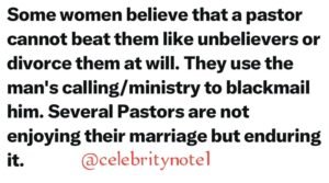 Many pastors are not enjoying their marriages