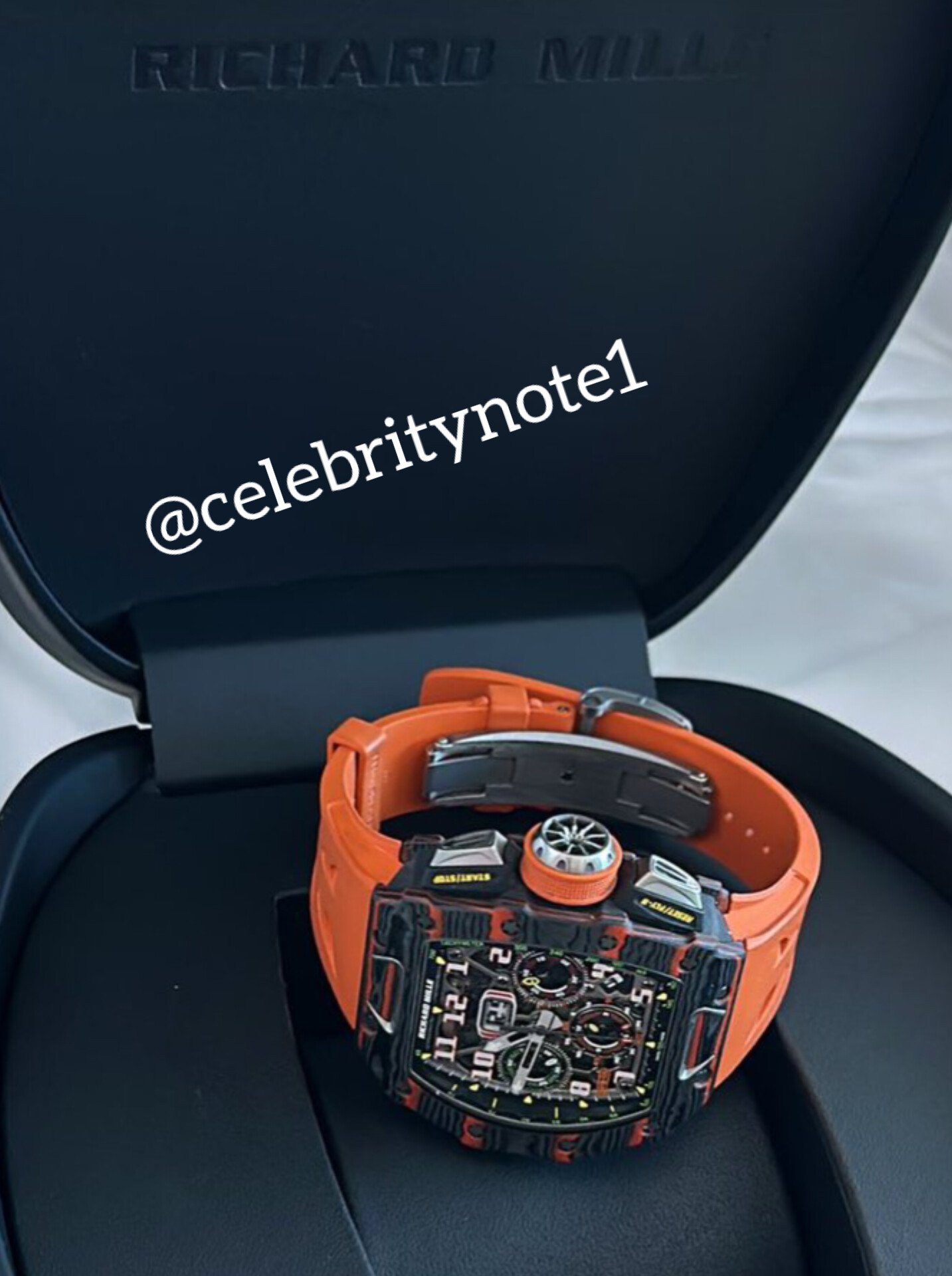 Davido's richard mille wristwatch