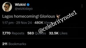 wizkid's homecoming concert