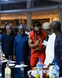 Flavour at Dangote's party. 