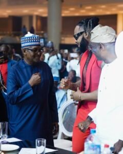 Flavour at Dangote's party. 