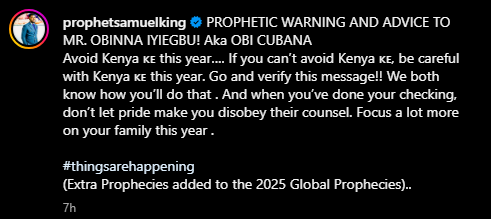 Obi Cubana x Prophet